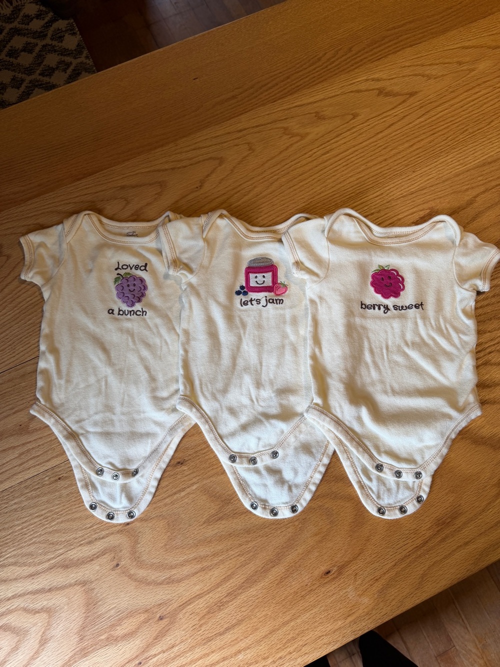 Baby Berry Onesies 3-6M